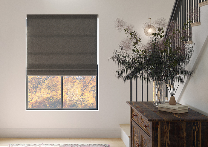 Erin, Pewter - Twist&Fit Roman Blind - Image 3
